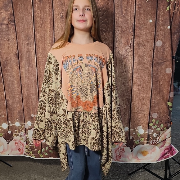 OOAK WOMENS WILD WEST MUSIC FEST SWING TOP OSFA - Picture 3 of 7